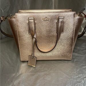 Kate Spade Metallic Gold Satchel